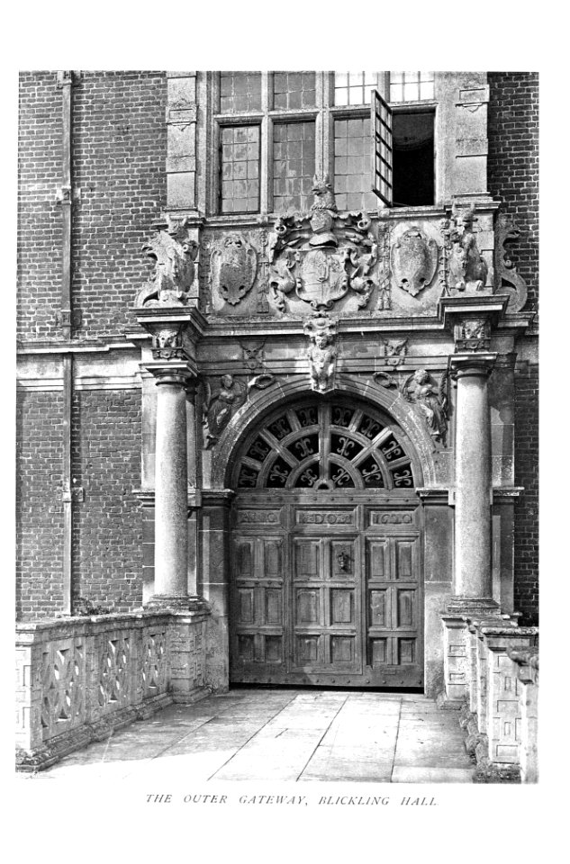In English Homes Vol 2 The outer gateway Blickling Hall 31295007279283 0002