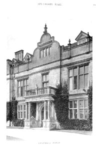In English Homes Vol 3 Apethorpe Hall Northamptonshire entrance porch 31295005735708 0095