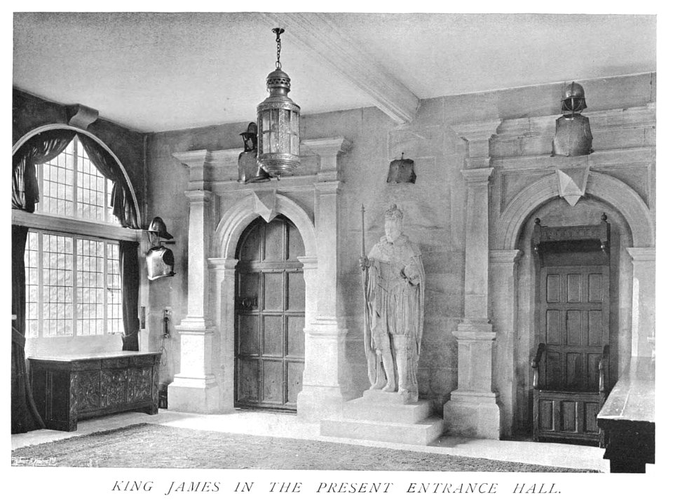 In English Homes Vol 3 Apethorpe Hall Northamptonshire King James in the present entrance hall 31295005735708 0106