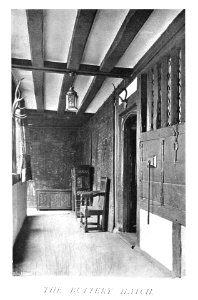 In English Homes Vol 1 Ockwells Manor Berkshire the buttery hatch 31295001575223 0352