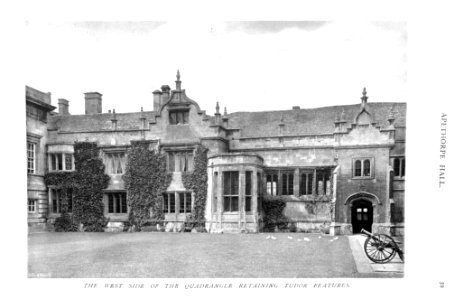 In English Homes Vol 3 Apethorpe Hall Northamptonshire the west side of the quadrangle retaining tudor features 31295005735708 0093