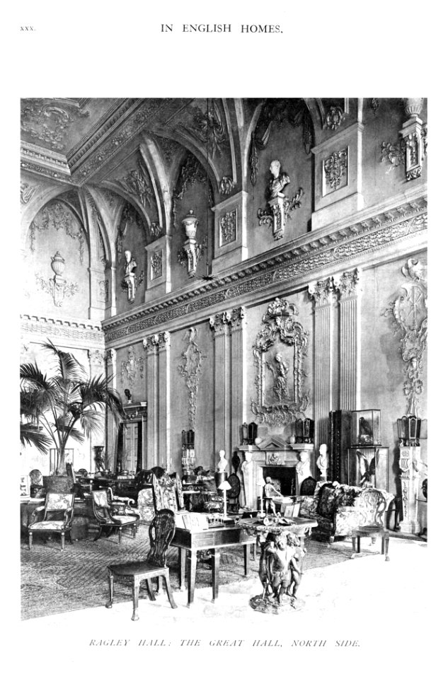 In English Homes Vol 1 Ragley Hall the great hall north side 31295001575223 0027