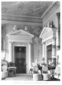In English Homes Vol 3 Badminton House Gloucestershire south-east corner of entrance hall 31295005735708 0254