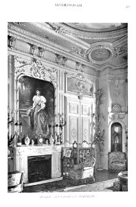 In English Homes Vol 1 Sandringham Norfolk Queen Alexandra's portrait 31295001575223 0336