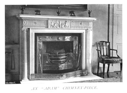 In English Homes Vol 3 Barnsley Park Gloucestershire an Adam chimney piece 31295005735708 0376