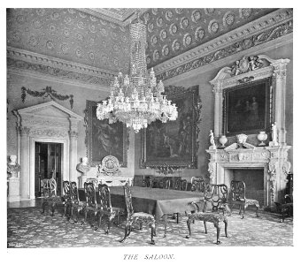 In English Homes Vol 1 Stourhead Wiltshire the saloon 31295001575223 0387
