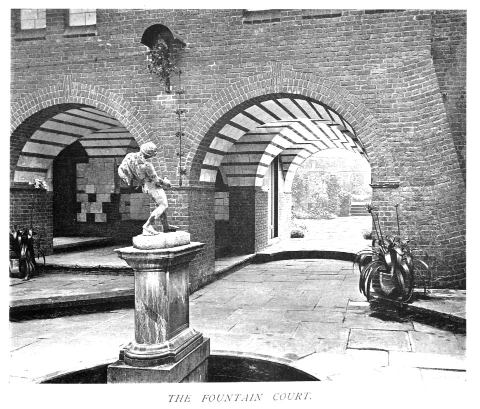 In English Homes Vol 1 The Deanery Garden Sonning the fountain court 31295001575223 0279