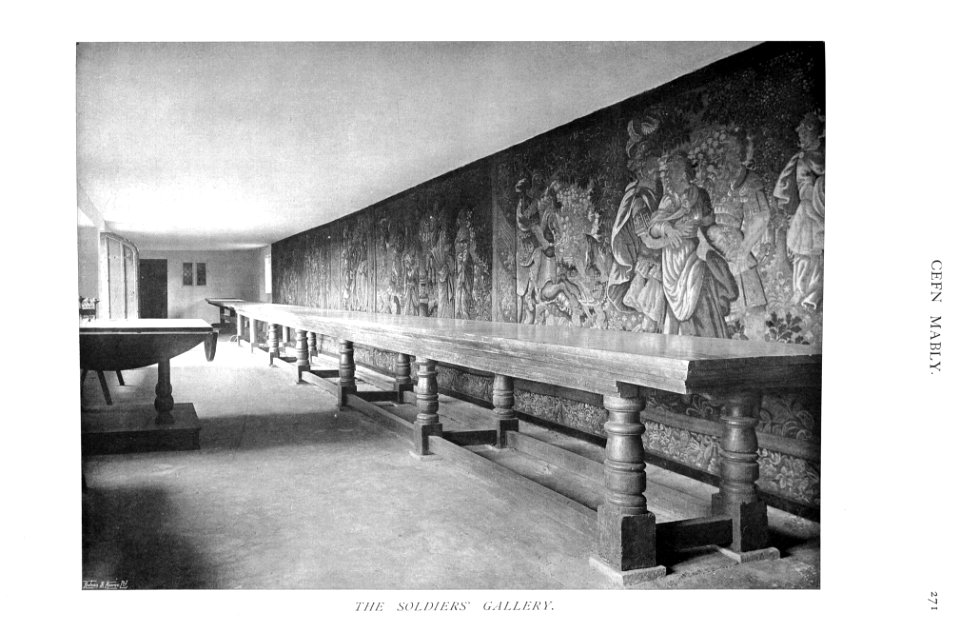 In English Homes Vol 3 Cefn Mably Glamorganshire the soldiers gallery 31295005735708 0297