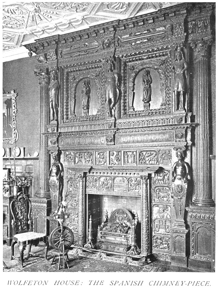 In English Homes Vol 1 Wolfeton House the spanish chimney piece 31295001575223 0013
