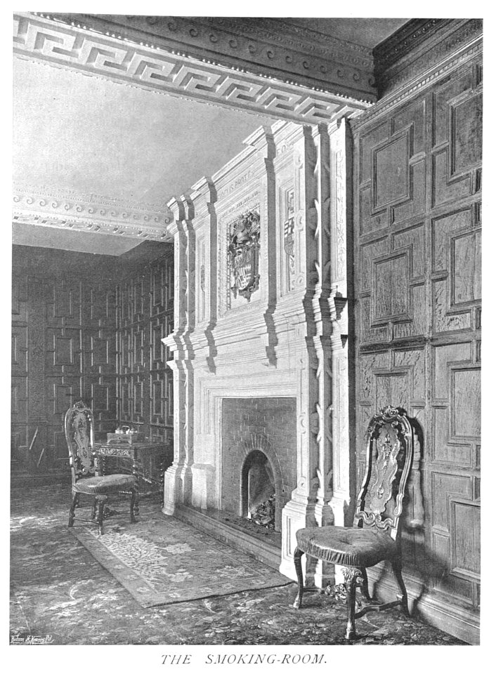 In English Homes Vol 3 Deene Park Northamptonshire the smoking room 31295005735708 0087