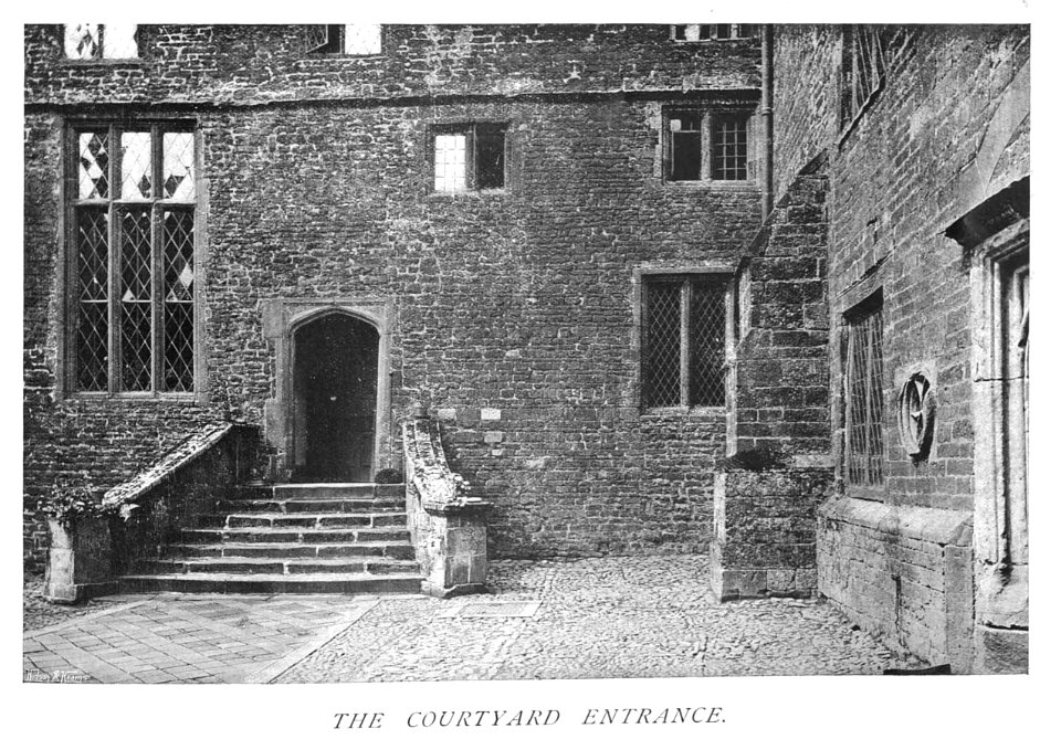 In English Homes Vol 2 Canons Ashby Northamptonshire the courtyard entrance 31295007279283 0312