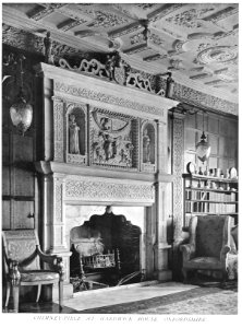 In English Homes Vol 2 Chimney piece at Hardwick House Oxfordshire 31295007279283 0028