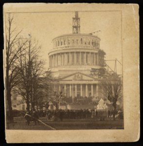 Inauguration of Abraham Lincoln at the U.S. Capitol, 1861 LCCN2013646566