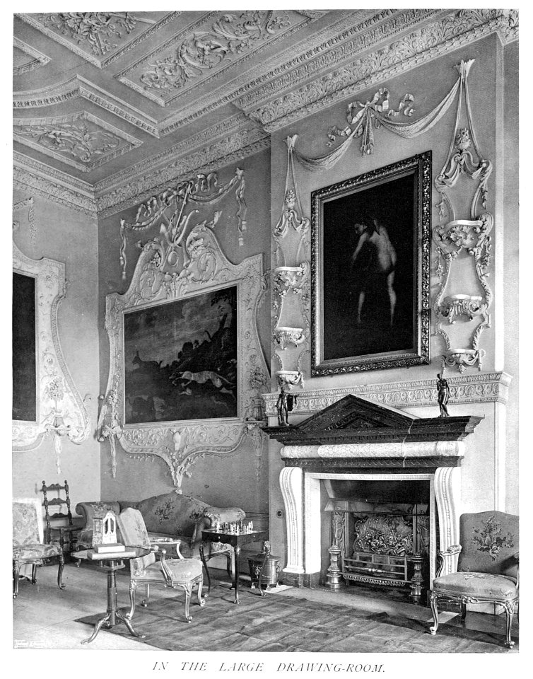 In English Homes Vol 3 Easton Neston Northamptonshire in the large drawing room 31295005735708 0357