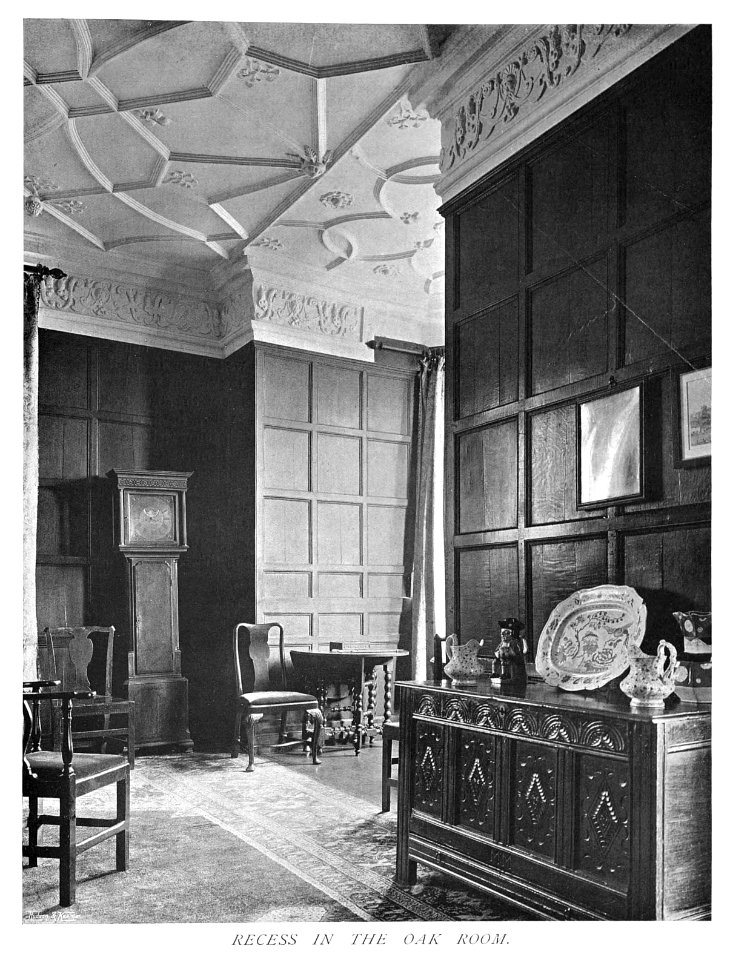 In English Homes Vol 3 Heath Old Hall Yorkshire recess in the oak room 31295005735708 0071