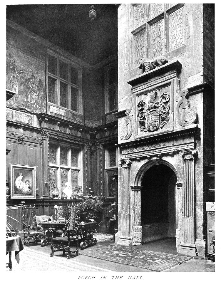 In English Homes Vol 2 Hanford House Dorset porch in the hall 31295007279283 0198