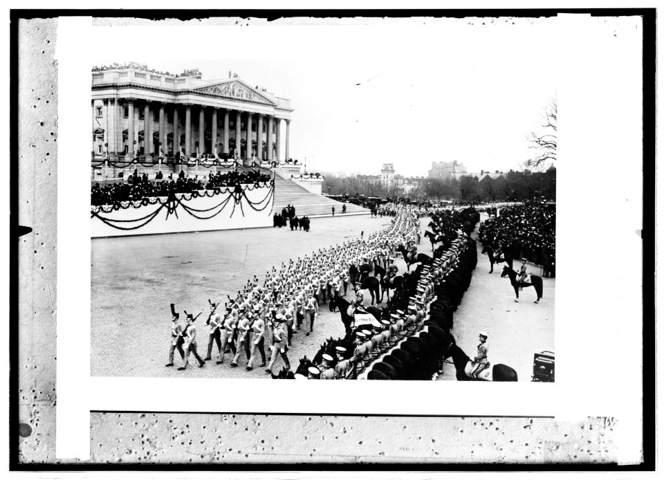 Inauguration, (1913); West Point cadets LCCN2016844625