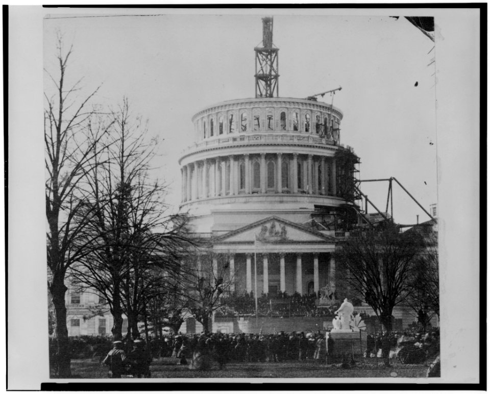 Inauguration of President Lincoln at U.S. Capitol, March 4, 1861 LCCN00650936