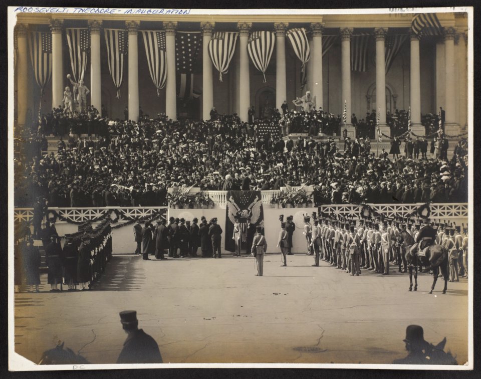 Inauguration of President Theodore Roosevelt at the U.S. Capitol LCCN2009634013