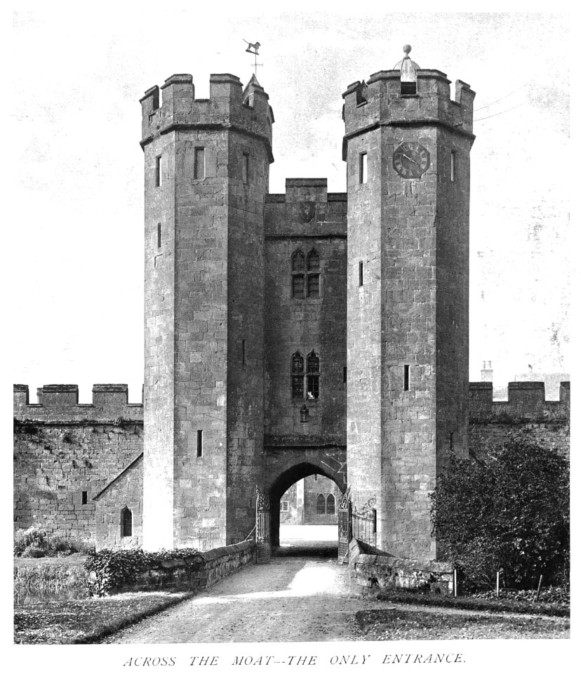 In English Homes Vol 2 Maxstoke Castle Warwickshire across the moat the only entrance 31295007279283 0045