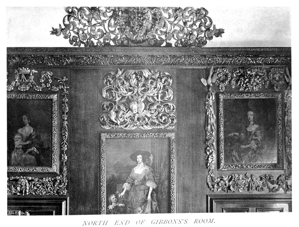 In English Homes Vol 3 Petworth House Sussex north end of the Gibbons room 31295005735708 0238