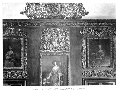 In English Homes Vol 3 Petworth House Sussex north end of the Gibbons room 31295005735708 0238