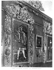 In English Homes Vol 3 Petworth House Sussex the central panel in perspective 31295005735708 0235