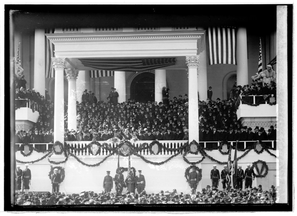Inauguration, 1921. Address Ok (S) LCCN2016844970