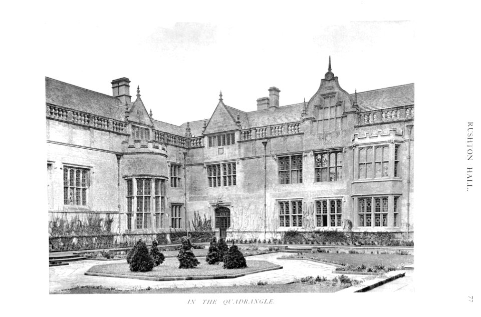 In English Homes Vol 3 Rushton Hall Northamptonshire in the quadrangle 31295005735708 0111