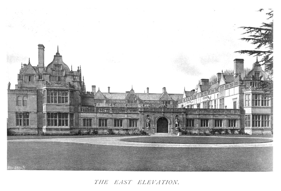 In English Homes Vol 3 Rushton Hall Northamptonshire the east elevation 31295005735708 0112