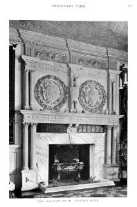 In English Homes Vol 2 Prinknash Park Gloucestershire the drawing room chimney piece 31295007279283 0364