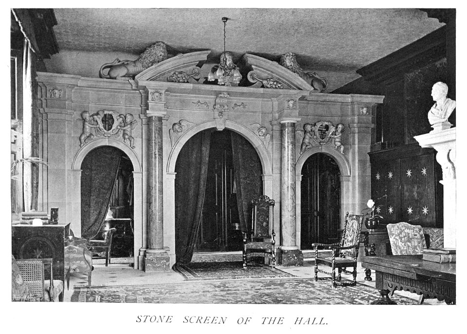 In English Homes Vol 3 Swakeley's Middlesex stone screen of the hall 31295005735708 0127