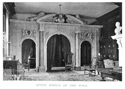 In English Homes Vol 3 Swakeley's Middlesex stone screen of the hall 31295005735708 0127