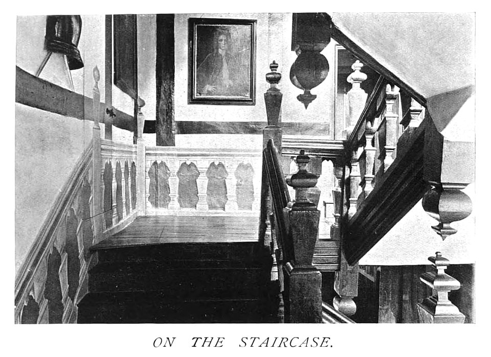 In English Homes Vol 2 Rothamsted Hertfordshire on the staircase 31295007279283 0341