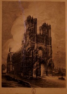 Incendie de la cathédrale de reims 1919 1103448 abel jamas