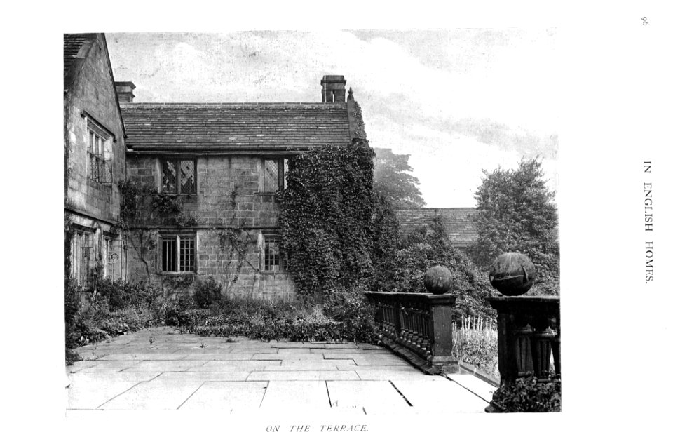 In English Homes Vol 2 Woodsome Hall Yorkshire on the terrace 31295007279283 0131