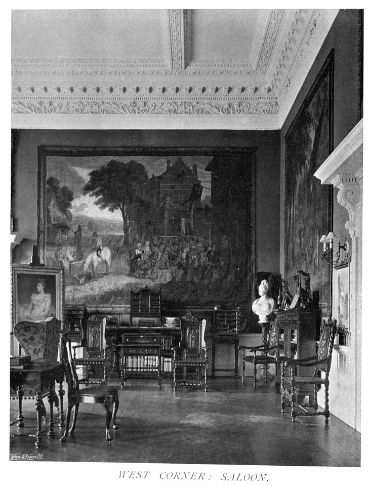 In English Homes Vol 3 Wolterton Hall Norfolk west corner saloon 31295005735708 0400