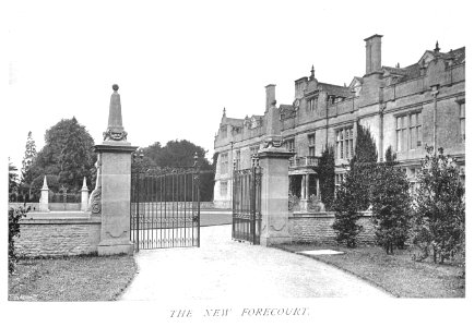 In English Homes Vol 3 Apethorpe Hall Northamptonshire the new forecourt 31295005735708 0091