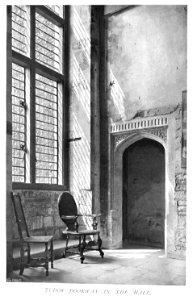 In English Homes Vol 3 Boughton House Northamptonshire tudor doorway in the hall 31295005735708 0215