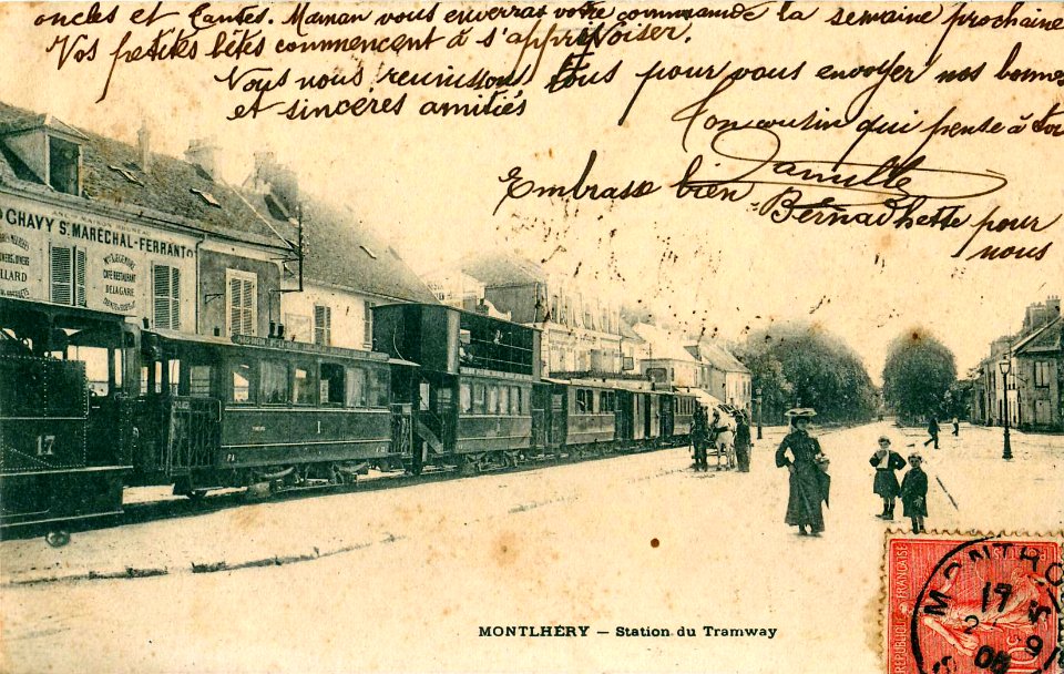 INCONNU - MONTLHERY - Station du Tramway