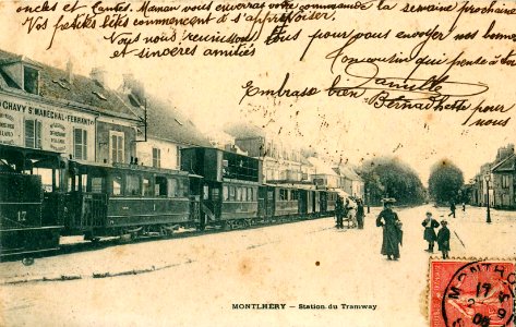 INCONNU - MONTLHERY - Station du Tramway