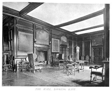 In English Homes Vol 3 Cefn Mably Glamorganshire the hall looking east 31295005735708 0295