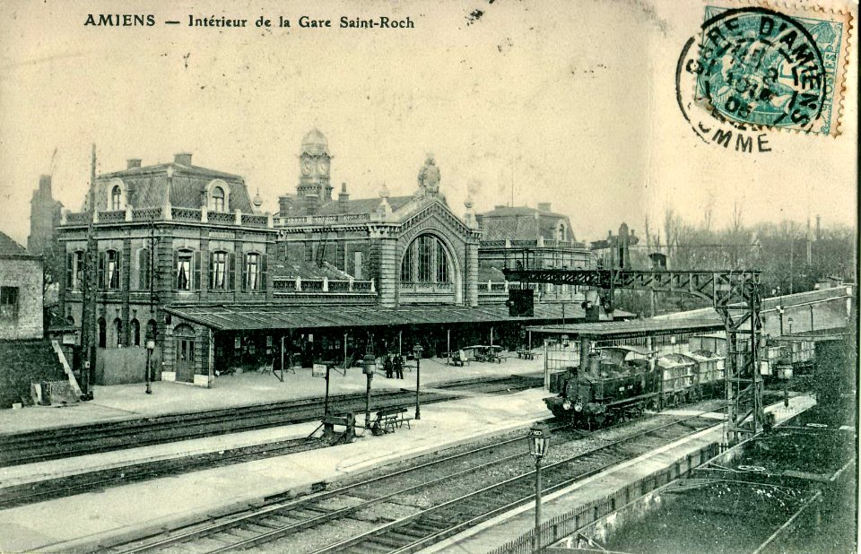 INCONNU - AMIENS - Intérieur de la Gare Saint-Roch