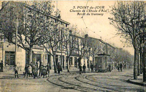 INCONNU 3 - POINT-DU-JOUR- Chemin de l'Etoile d'Alai - Arret du Tramway