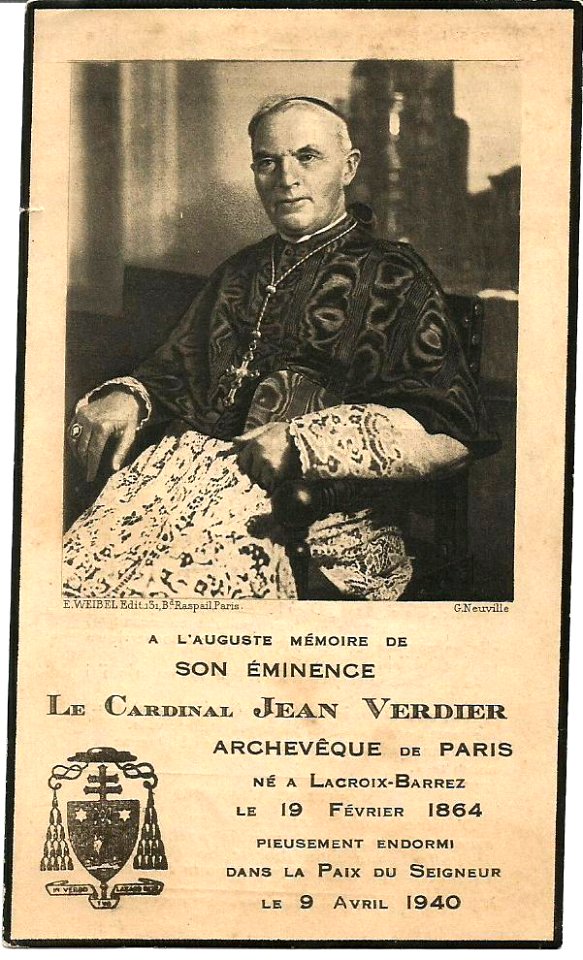 In memoriam cardinal Verdier