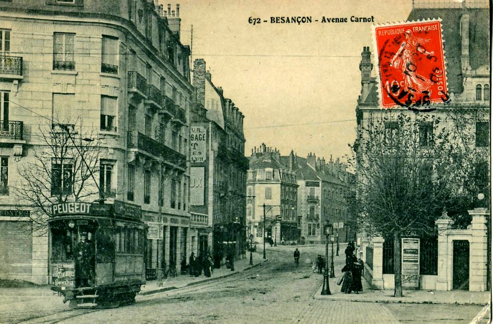 INCONNU 672 - BESANCON - Avenue Carnot