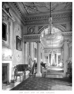 In English Homes Vol 3 Gilling Castle Yorkshire the east end of the gallery 31295005735708 0056