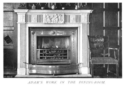 In English Homes Vol 3 Kirklees Park Yorkshire Adam's work in the dining room 31295005735708 0062