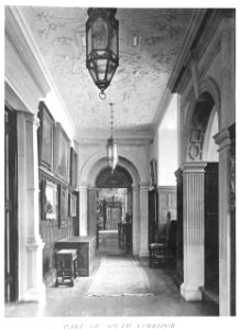 In English Homes Vol 3 Rushton Hall Northamptonshire part of south corridor 31295005735708 0113