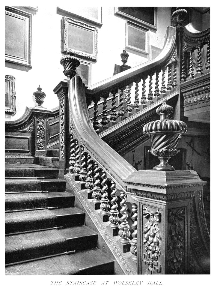 In English Homes Vol 3 The staircase at Wolsely Hall 31295005735708 0029